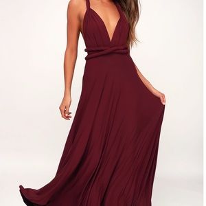 LULUS Tricks of the Trade Convertible Maxi Dress